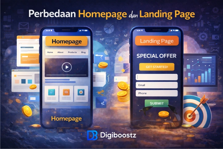 Perbedaan Homepage dan Landing Page
