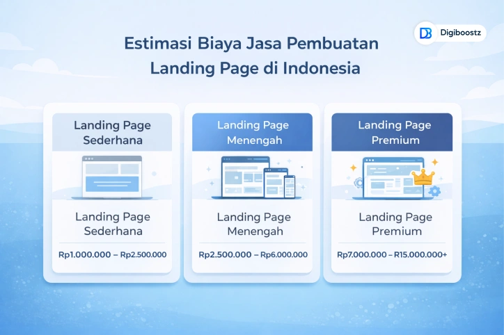 Estimasi Biaya Jasa Pembuatan Landing Page di Indonesia
