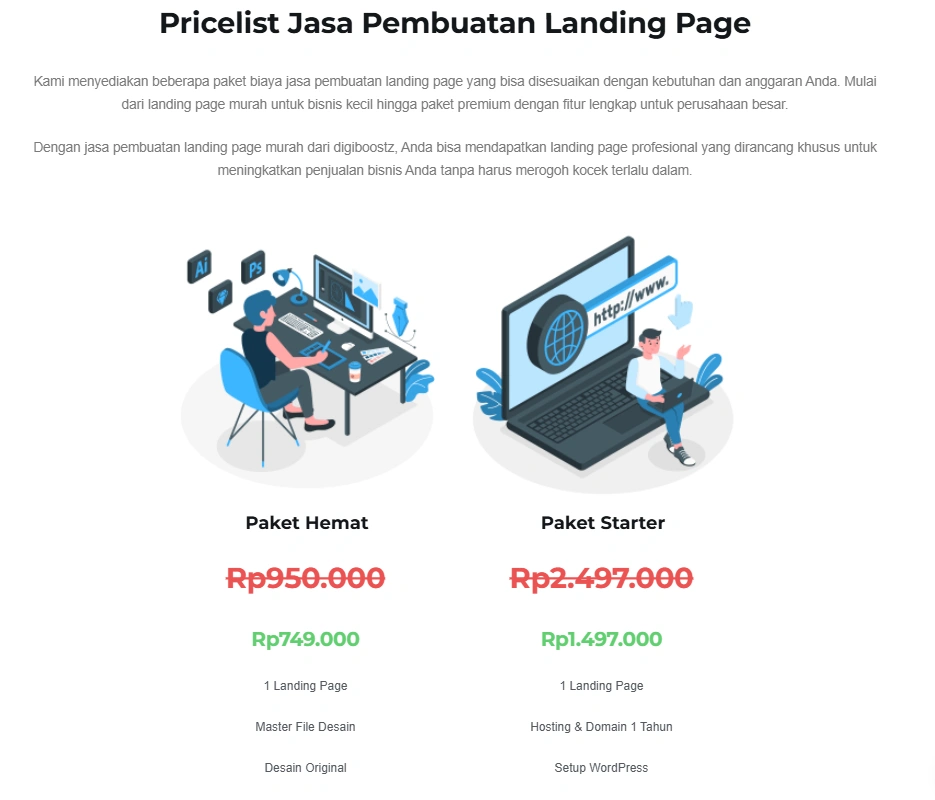 Cara Membuat Landing Page dengan Google Site - CTA