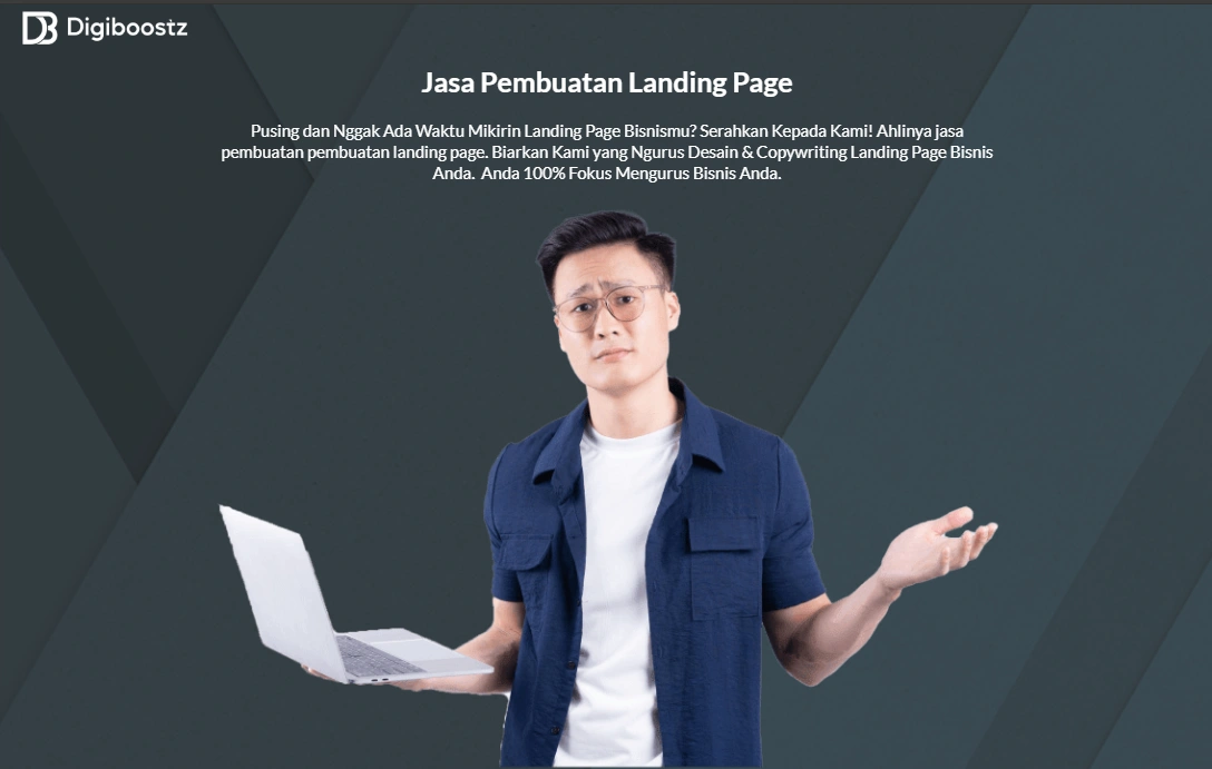 Cara Membuat Landing Page dengan Google Site - Headline