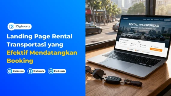 Contoh Landing Page Rental Transportasi yang Efektif Mendatangkan Booking